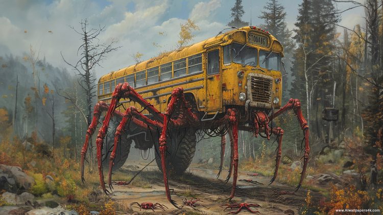 Spider school bus